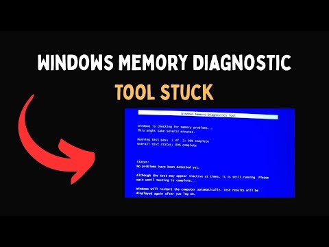 Windows Memory Diagnostic Tool stuck