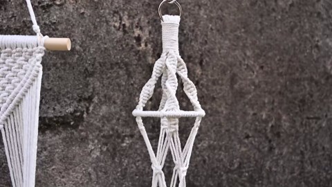 Macrame Plant Hangers, 6Pack Hanging Planters for Indoor Plants w/ 6 Set Hangers Kit Handmade Macromay Plant Hangers Indoor Flower Pots Holder Stand for Boho Home Décor (POTS NOT Included)