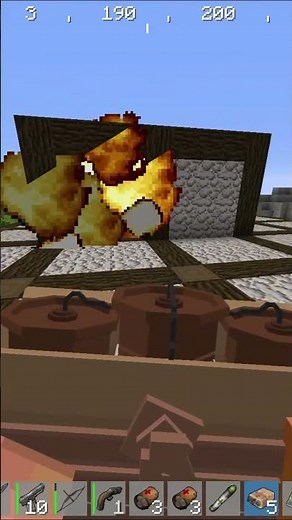 Rust in Minecraft #shorts #minecraft #rustex #rust #rustminecraft #survivalminecraft #survivalgame