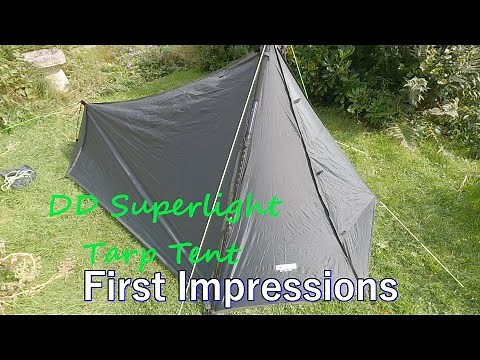 DD Superlight Tarp Tent - first impressions