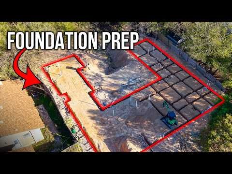 Prepping To Pour Foundation For a 6,000 Sq Ft Luxury Home
