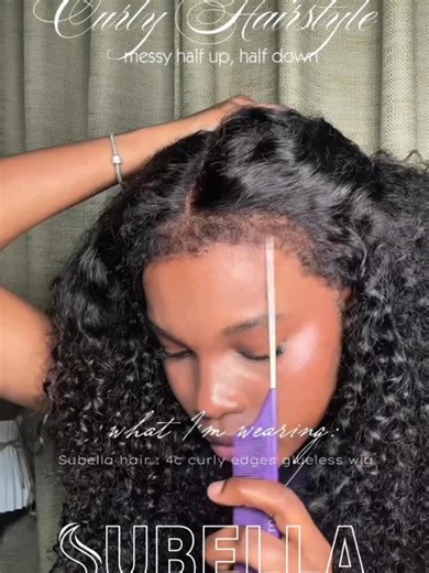 GET this wig, I never want to try any other wig again😵#subella #subellahair #subellahairwigs #hairstyle #hairstyling #hairtok #hdlacewig #hdlace #hair #wigstyling #wiginstall #haircut #wigtutorial #wig #hairtutorial #tiktokwig #4c #4cedges #curlyhair #curly