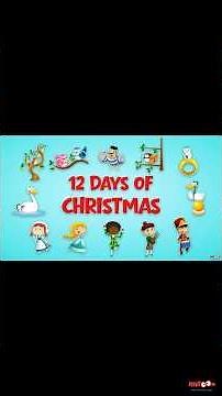 12 Days of Christmas – Fun Animated Sing Along 🎄🎅🏻🎶