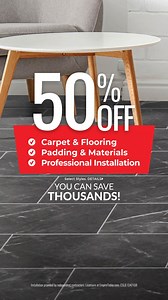 16 reactions | Don't delay your flooring makeover any longer, now's the time to start it! Get 50% OFF Carpet & Flooring, 50% OFF Padding & Materials, & 50% OFF Professional Installation! | Empire Today | Facebook