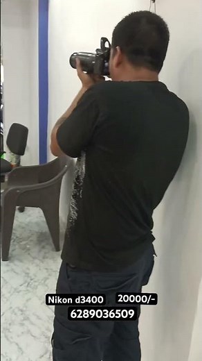 Nikon d3400 with zoom lens #dslr #camera