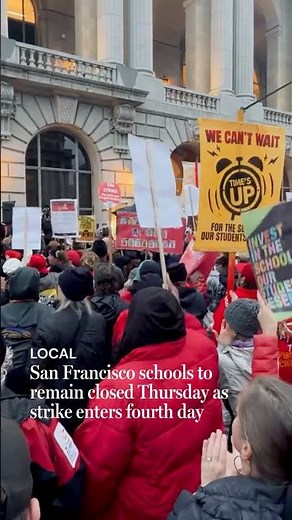 San Francisco schools to remain closed Thursday as strike enters fourth day