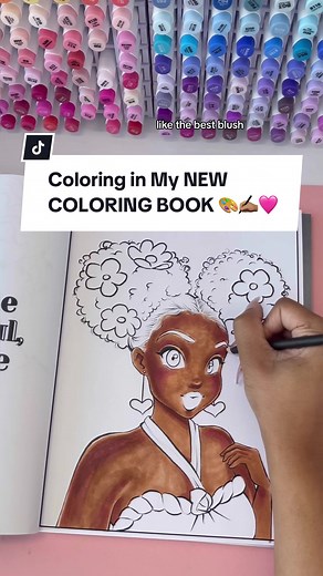 Coloring Book with Black Girl Themes