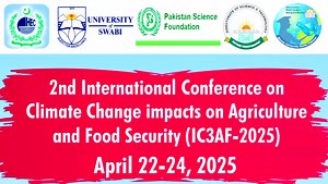 15K views · 225 reactions | 2nd International Conference on Climate Change Impacts on Agriculture and Food Security (IC3AF-2025) April 22-24, 2025 #UniversityOfSwabi | University of Swabi Media Cell | Facebook
