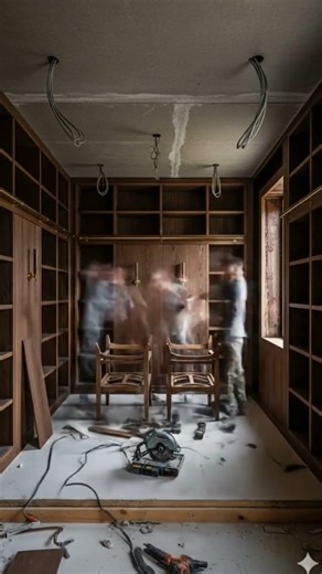 Turning an Empty Room Into a Luxury Home Library#creative #renovation #roomdecor #library #luxury