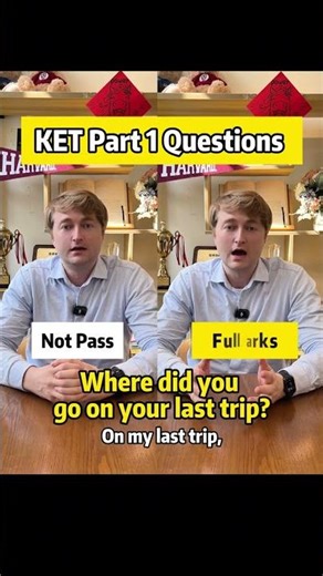 KET Speaking – Full Marks Answer | Where Did You Go on Your Last Trip? #ket #a2key #englishspeaking