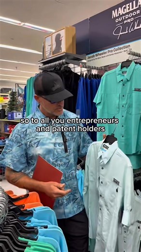 Walked into Academy and saw this on a fishing shirt… A line cutter built into the fabric? That’s wild, because I actually hold the official U.S. patent for that exact design. This isn’t a coincidence — this is a reminder: ✅ Small businesses innovate ✅ We protect what we build ✅ You can’t fake originality #linecutterz #patentholder #smallbusiness #fishinggear #corporatecopycats | Line Cutterz, LLC.