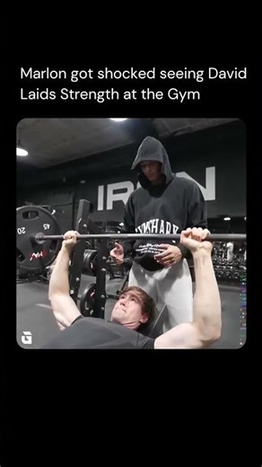 Marlon got shocked seeing David Laids Strength at the Gym
