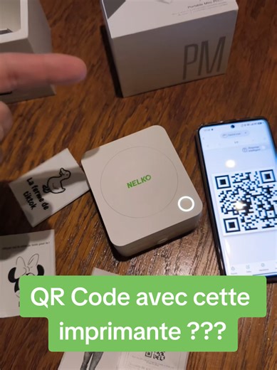 Réponse à @noah_htrc peut-on faire des QR code avec cette imprimante ? est-ce que c'est pas trop petit est-ce que ça fonctionne ? voici la réponse en vidéo