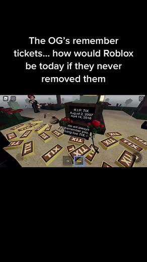 Roblox Tix Remembrance | OG Roblox Nostalgia