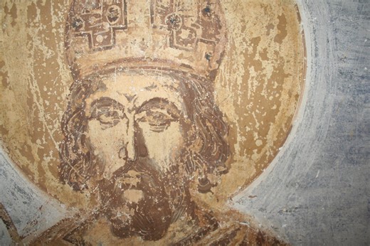 Portrait of Last Byzantine Emperor, Constantine XI Palaiologos, Discovered in a Fresco in Greece - The National Herald