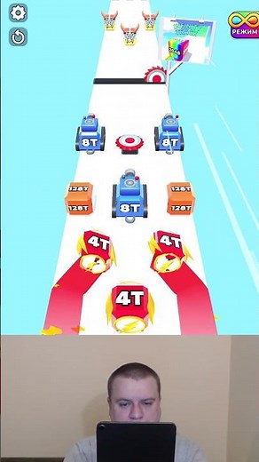 Jelly Run 2048 ❗Level 722❗#2048 #games #shorts