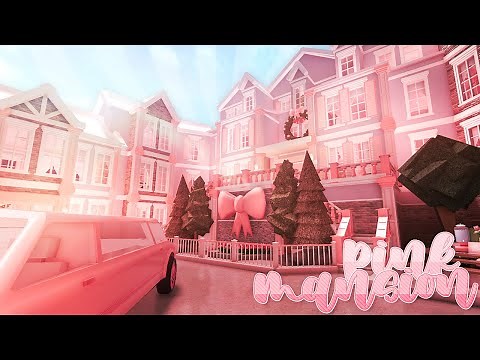 Glam Pink Mansion - Bloxburg Full House Tour