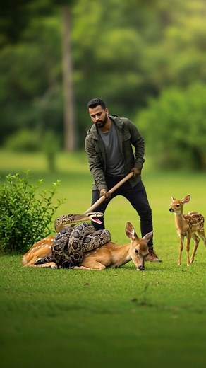 How a Tiny Baby Deer Saved Its Mama from Danger | DODO AI