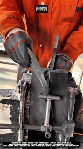 Form Helical Spiral using Hydraulic Bending Machine | best for Structural Fabrication #tool