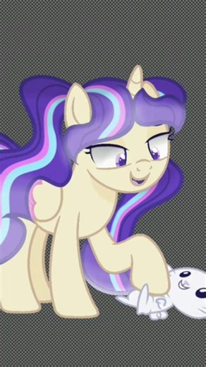 MLP Drawing the OC Galaxy Bonfiglioli and Angel Bunny (speedpaint)​