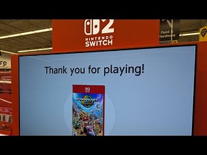 Super Mario Kart World Demo at Walmart #mario #mariokart #walmart #videogames #switch2