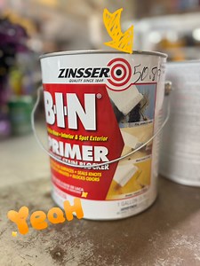Can I get a hell yes?!?! Wow!!! Have you ever found a gallon of BIN shellac primer at this price? SHOP YOUR LOCAL hardware store!! Sorry big box, never again!!! #Shellac #Primer #DIY #shoplocal | Better Together Restorations