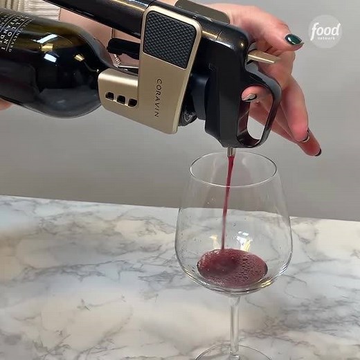 8.4M views · 6.2K reactions | This tool is the ultimate Black Friday splurge! You can drink a glass of wine without even opening the bottle  Get the Coravin Wine Preservation System: https://foodtv.com/2r4pEaX (We may make from these links!) | Food Network | Facebook