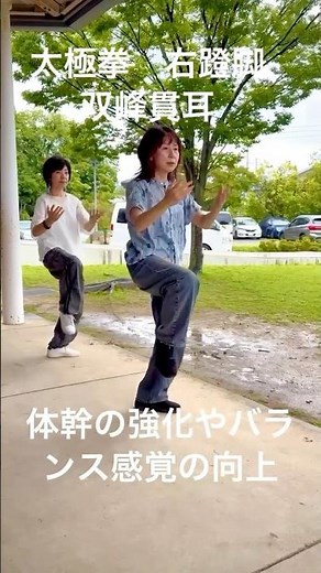 やさしい太極拳 自然に開かれる命の道「踏み出す強さと静けさ」 効果： 片足立ち・体幹バランス強化・集中力アップ