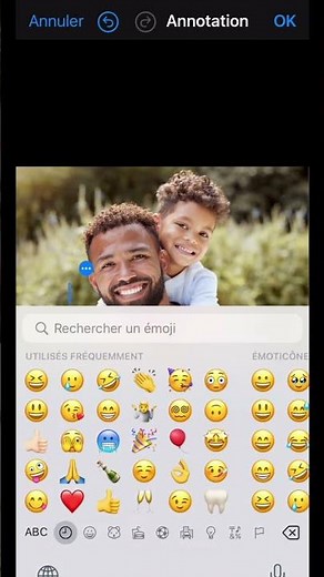 Cacher le visage d'un enfant sur iPhone