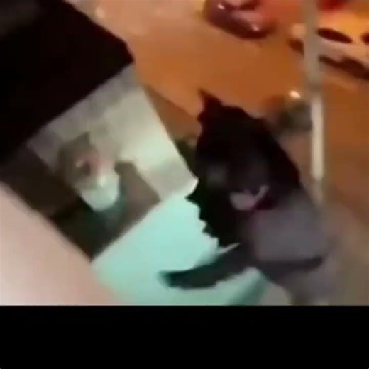 fat batman falling