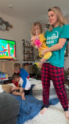Boy moms—- does it ever stop? 10’years and counting here 😆😆😆 #boymom #workitout | •Functioning•with•Rugrats• with Bethany Jury
