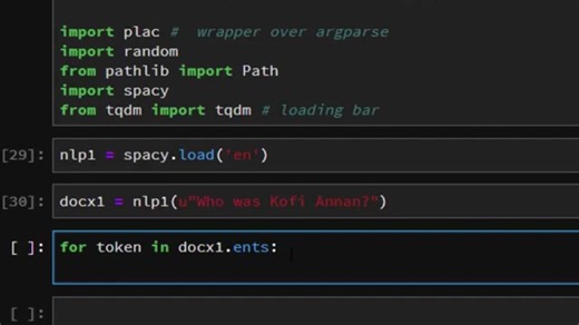 SpaCy Python Tutorial - Training & Updating Our Named Entity Recognizer