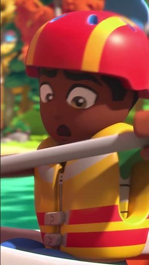 Zac and Sky’s kayak FAIL! #Splash 💦🚣‍♂️😱 | Season 3 Sneak Peek 👀 | LEGO Friends 🎬✨ #Shorts