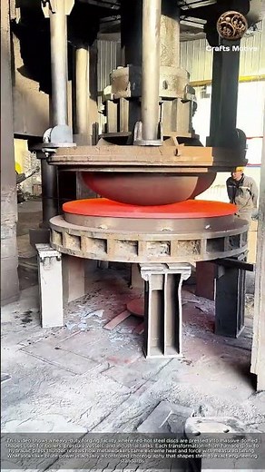 Satisfying Metal Forming: Hot Pressing Giant Steel Discs for Boilers & Vessels