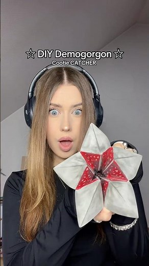 DIY Demogorgon COOTIE Catcher EASY Origami PAPER Monster