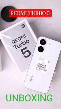 Redmi Turbo 5 Unboxing - 1st Sale Unit Review 😲