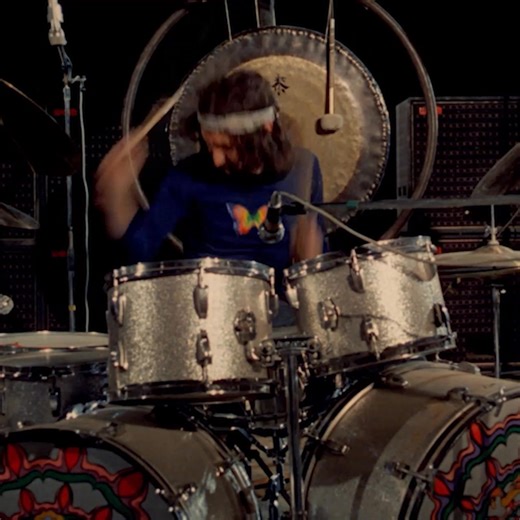 Pink Floyd at Pompeii - MCMLXXII, the newly restored version of the band's iconic 1972 concert film, now available on 4K Ultra HD Blu-ray. | Pink Floyd