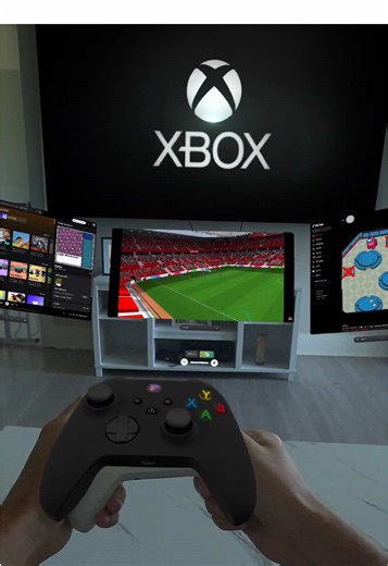 Taking xbox in VR to the next level 🎮 #xbox #cloudgaming #mixedreality #fortnite #spotify #youtube #metaquest3 @Meta Quest