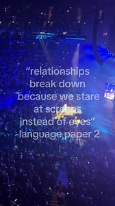 Relationships break down because we stare at screens instead of eyes - GCSE English Language Paper 2