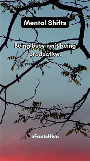 ⏳ Being Busy Isn't the Same as Being Productive 🌙✨