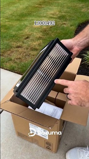 Modern Square Ribbed Glass Pier Light Unboxing & Remote Test (SKU: LI001492)
