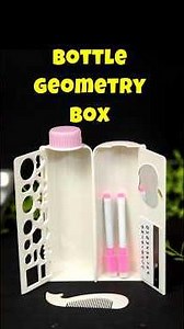 The magic inside the Bottle Shape Geometry Box! This box has so much space! #shorts