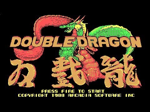 Double Dragon (PC/DOS) 1988, Arcadia, Technos, Taito