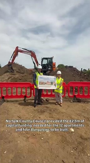Work begins on new supported housing in Swaffham for adults and young people with additional needs