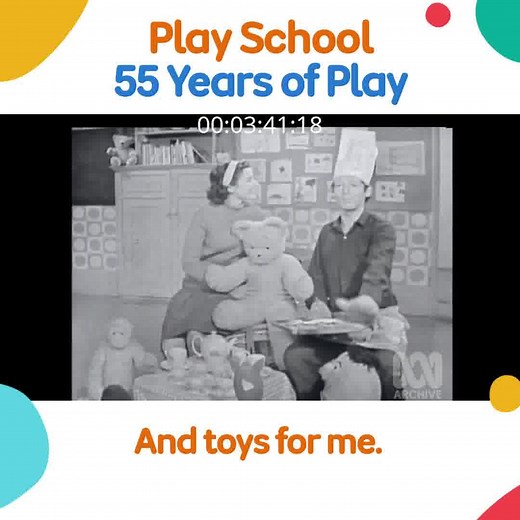 52K views · 1.8K reactions | Play School - 55 years young and still going strong!  We’ve dusted off the archives and pulled together our best and “silliest” moments from 1966 to now. Prepare yourself for a whole heap of happy memories!  | ABC Kids Community | Facebook