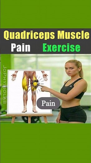 Quadriceps Pain Relief Stretch. Front Thigh Pain Exercise. #kneepain #legpainrelief #homeworkout