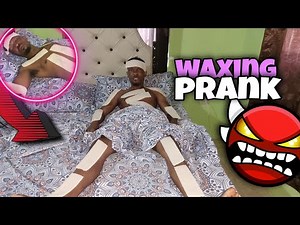 Waxing Boyfriend In His Sleep Prank 💤