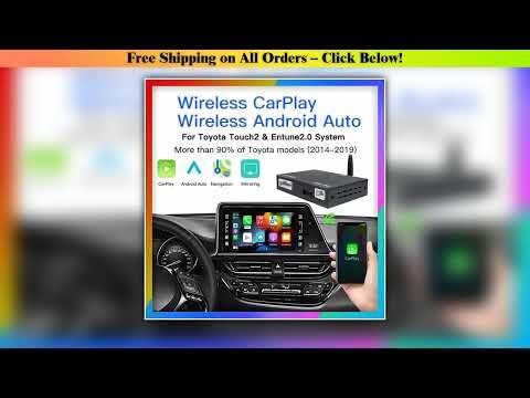 Wireless Carplay Android Auto for TOYOTA Touch2 Entune2.0 Highlander Tundra Sienna Prius Yaris