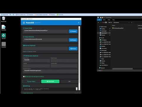 PowerEXE | Turn Powershell scripts into EXE Applications