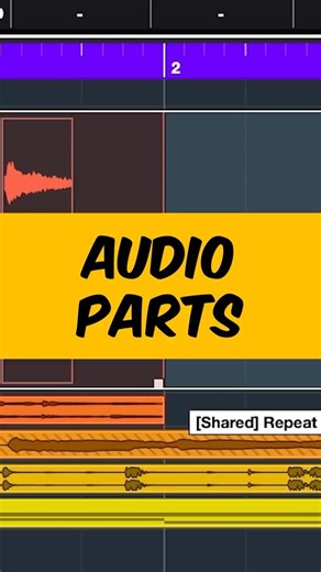 How to make shared copies of audio parts in Cubase #cubasetutorial